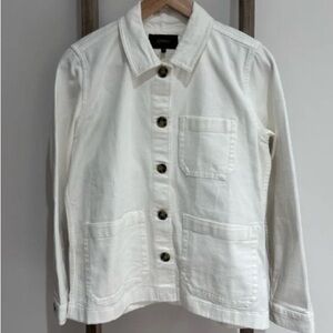 Chico's Cream Denim Jacket